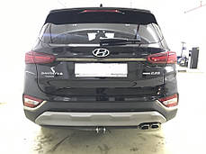 Фаркоп Hyundai Santa Fe 3 TM 2018-2020 (Хендай Санта Фе 3) автомат на ручці, фото 4