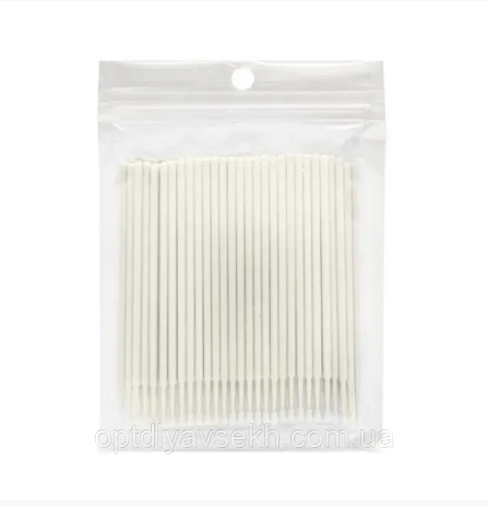 Мікробраші в упаковці колір білий 100 шт/упаковка, фото 1