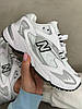 Жіночі кросівки New Balance 725 White Gray Взуття Нью Баланс білі сірі текстиль демісезонні 37 - 41, фото 2