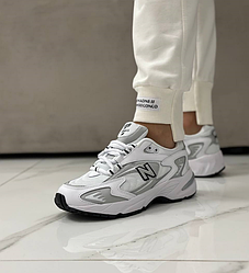 Жіночі кросівки New Balance 725 White Gray Взуття Нью Баланс білі сірі текстиль демісезонні 37 - 41