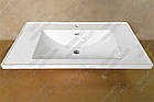 Тумба ЮВВІС для ванної кімнати 70 см біла підвісна МОНАКО з умивальником КАНТЕ, фото 3
