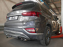 Фаркоп Hyundai Santa Fe 3 TM 2018-2020 (Хендай Санта Фе 3) автомат на ручці, фото 6