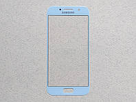 Samsung Galaxy A3 2017 Blue Mist стекло экрана (дисплея, тачскрина) синяя для ремонта