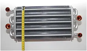 Теплообмінник для котла Ferroli Domiproject C32D, Domina C28 N 39842540, 37405901, 39842570, фото 3