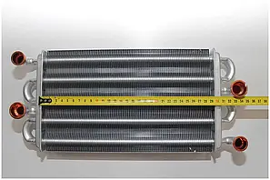 Теплообмінник для котла Ferroli Domiproject C32D, Domina C28 N 39842540, 37405901, 39842570, фото 2