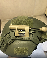 Тактичний ліхтар на шолом Princeton з кріпленнями на каску 4 режими світла+ік ks-091