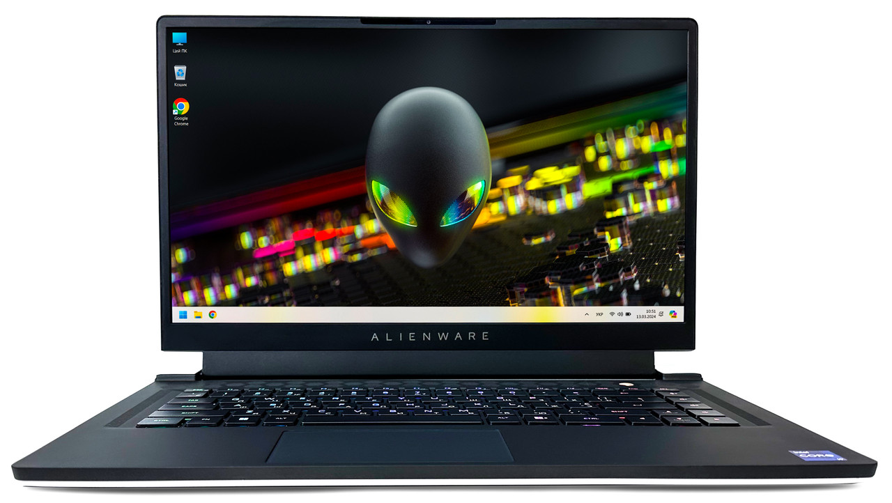 Ноутбук Alienware X15 R2: Core i9-12900H / RAM 32 ГБ / GeForce RTX 3070 Ti / SSD 1 ТБ / 15.6" FHD, 360 Гц