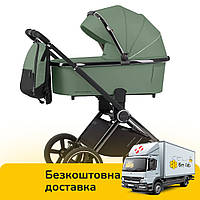 Универсальная коляска 3 в 1 CARRELLO Ultimo CRL-6512 Fern Green Зеленая