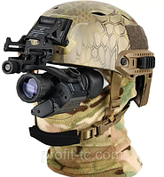 Прилад нічного бачення Монокуляр Monocular PVS-14 з кріпленням на шолом ks-134