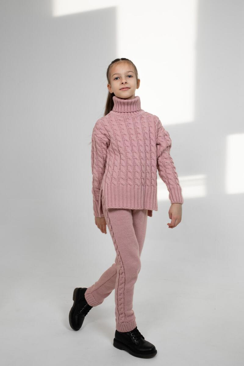 Костюм вязаний для дівчинки Кларинс | на ріст 122-158р.