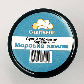 Сухий барвник для шоколаду Confiseur Морська хвиля 3 г