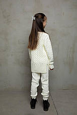 Костюм вязаний для дівчинки Кларинс | на ріст 122-158р., фото 5