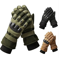 Перчатки тактические зимние на меху, перчатки для стрельбы ks-210