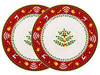Набор тарелок Lefard Рождественская коллекция 26 см 2 шт 1924-822 GoodStore