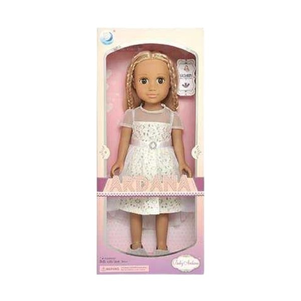 Лялька Модниця в білому платті 45 см Baby Ardana