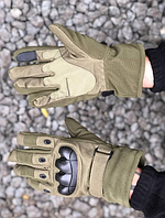 Військові тактичні рукавиці зимові, Тактичні перчатки утепленні олива хакі ks-308
