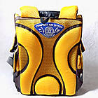 Рюкзак каркасний ортопедичний Space Жовтогаряча машина 34х26х15см арт. 989034, фото 3