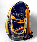 Рюкзак каркасний ортопедичний Space Жовтогаряча машина 34х26х15см арт. 989034, фото 4