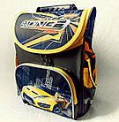 Рюкзак каркасний ортопедичний Space Жовтогаряча машина 34х26х15см арт. 989034, фото 2