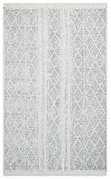 Серый прямоугольный ковер Arya AR 01 Grey 80*150 см