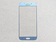 Samsung Galaxy J7 2017 (SM-J730) Blue скло екрану (дисплея, тачскріна) для ремонту синя рамка