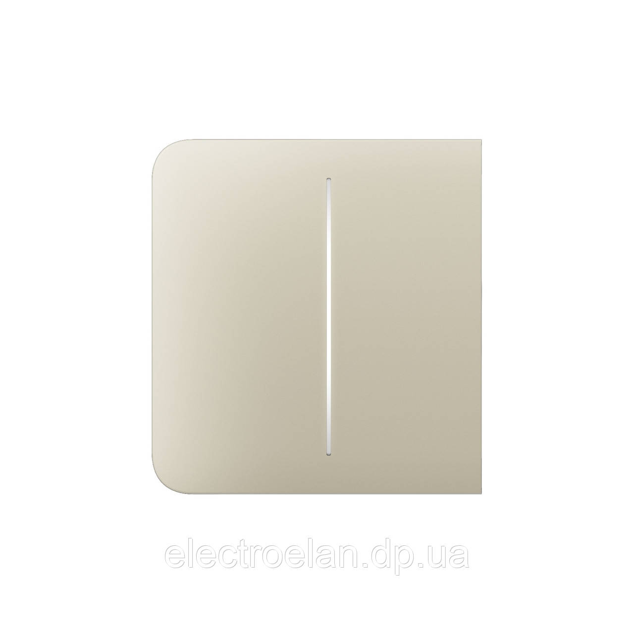Бічна кнопка для двоклавішного вимикача Ajax SideButton (2-gang) Ivory