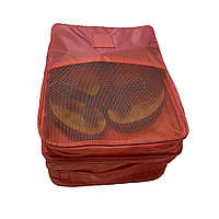 Органайзер дорожній для взуття 21.5*29*13 см Stenson R15664 (coral)