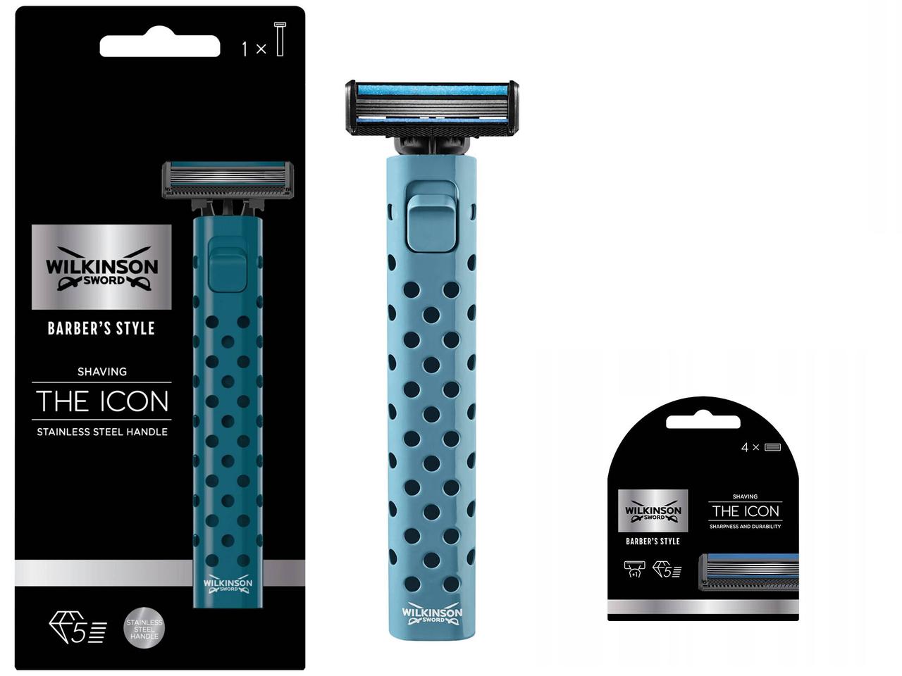 Станок для гоління Wilkinson Sword Barber's Style The Icon (1 кас.) + 4 касети 025751