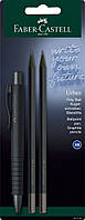 Набор ручка шариковая + 2 карандаша Faber-Castell Writing Set POLY BALL Urban, цвет черный, 241124