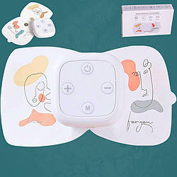 Імпульсний масажер EMS міостимулятор Mini Magic Sticker MA-865 метелик для м'язів та тіла