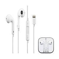 Наушники Apple iPhone EarPods Lightning Connector (MMTN2ZM/A No Logo)