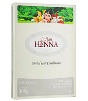 Натуральна маска Indian Henna Neutral для волосся (безбарвна хна), 100 г