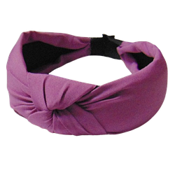 Обруч для волосся чалма софт Handmade сливовий