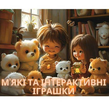 М'які та інтерактивні іграшки
