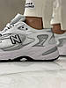 Жіночі кросівки New Balance 725 White Gray Взуття Нью Баланс білі сірі текстиль демісезонні 37 - 41, фото 9
