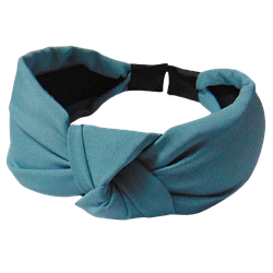 Обруч для волосся чалма софт Handmade блакитний