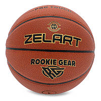 Мяч баскетбольный Zelart Rookie Gear GB4430 №7 Коричневый (57363049)