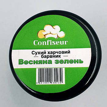 Сухий барвник для шоколаду Confiseur Весняна зелень 4 г