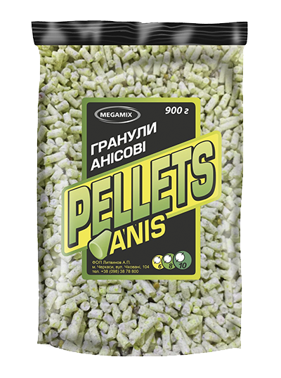 Гранули Megamix Pellets Аніс - Ø8мм - 900г