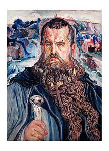 Листівка Українське мистецтво - Мойсей (портрет митрополита), 1915-1919