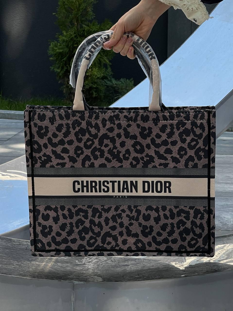 Жіноча сумка Cristian Dior Montaigne Black Leather (Чорна) Кроссбоді екошкіра текстиль 1 відділення на широкому ремені Діор, фото 1