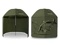 Зонт для рыбалки с бортиками, Зонт Delphin BigONE CARP 250см