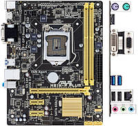 Материнская плата ASUS H81M-P Plus (s1150, Intel H81, Micro-ATX) б/у