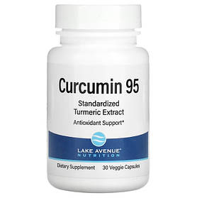 Куркумін 95 (Curcumin 95) Lake Avenue Nutrition, 500 мг 30 вегетаріанських капсул