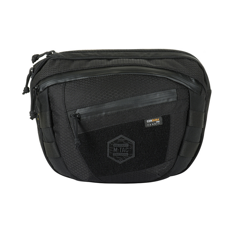 Сумка поясна з липучкою M-Tac Sphaera Hex Hardsling Bag Large Elite Black