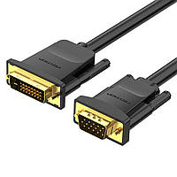 Кабель Vention DVI(24+1) to VGA Cable 1M Black (EABBF)