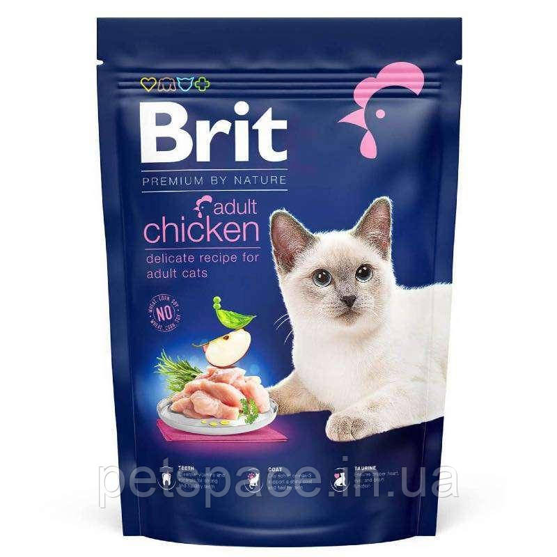 Корм Brit Premium Adult Chicken (Бріт Преміум з куркою), 1,5кг., фото 1