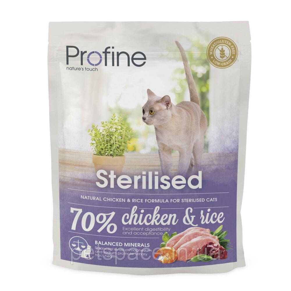 Корм Profine Sterilised (Профайн для стерелізованих котів всіх порід з куркою та рисом) 300г, фото 1