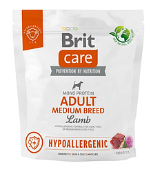 Корм Brit Care Hypoallergenic Adult Medium Lamb (гіпоалерг. з ягням для собак середніх порід) 1кг