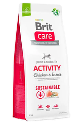 Корм Brit Care Sustainable Activity Chicken&Insect (для активних собак з куркою та комахами) 12кг